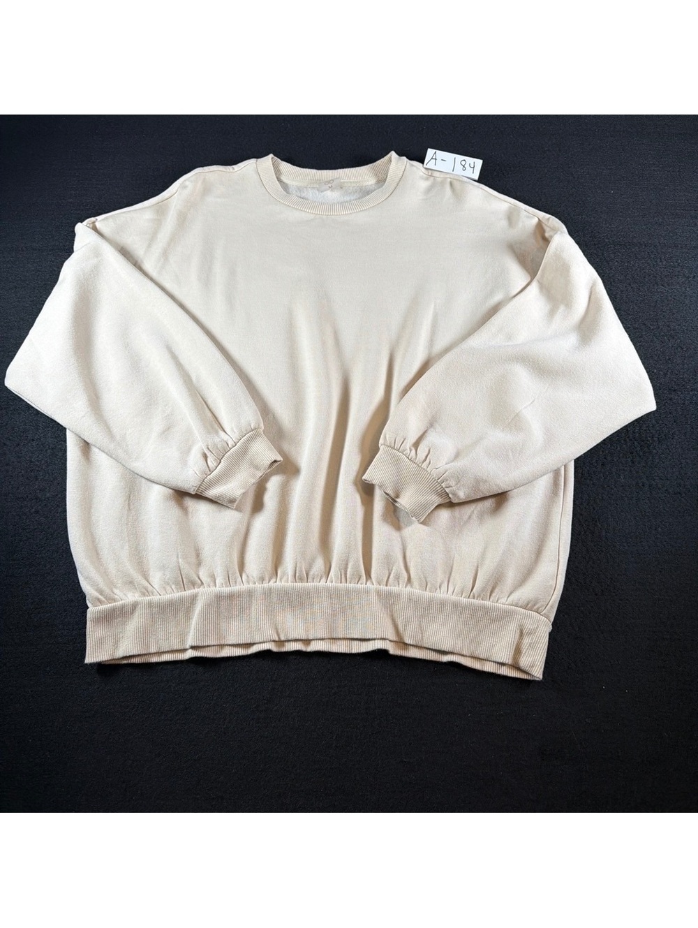 CALIA Carrie Underwood Womens M Oversized Sweatshirt Cream Modal Pullover Cozy